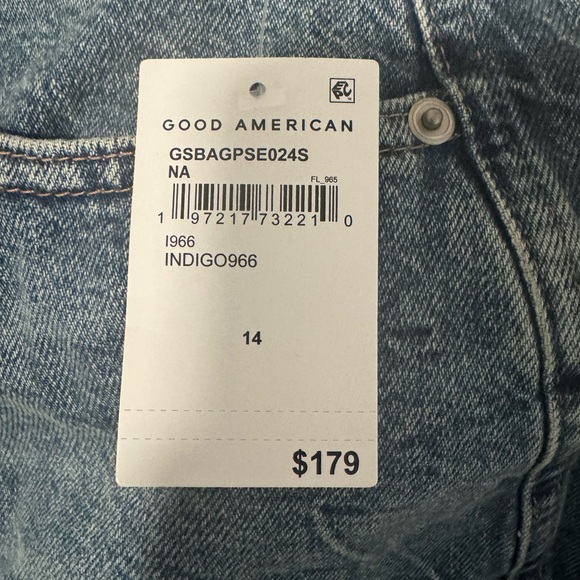 Extreme Barrel Jeans NWT SIZE 14 Good American - Picture 5 of 8